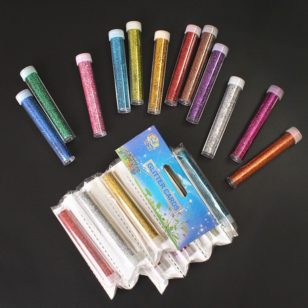 Candle Making Event - กลิตเตอร์ 12 สี เหมาะสำหรับงานศิลปะ งานฝีมือ งานประดิษฐ์