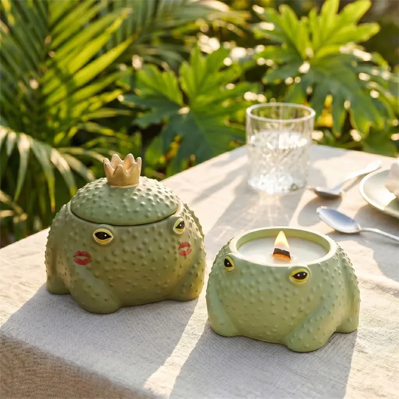 Candle Mold Silicone - แม่พิมพ์ซิลิโคนสำหรับทำเทียนรูปกบเจ้าชาย สำหรับงาน DIY เทียนทำมือ ภาชนะใส่เทียน เจสมอนไนต์