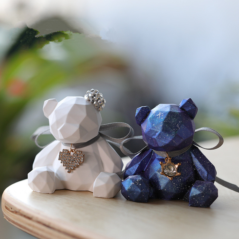 Candle Making Jelly - 3D สเตอริโอหมีแม่พิมพ์ซิลิโคน Diy สัตว์เทียนรูปแม่พิมพ์ยิปซั่มสบู่ทำเทียนอุปกรณ์ Handmade เค้กช็อคโกแลตตกแต่ง