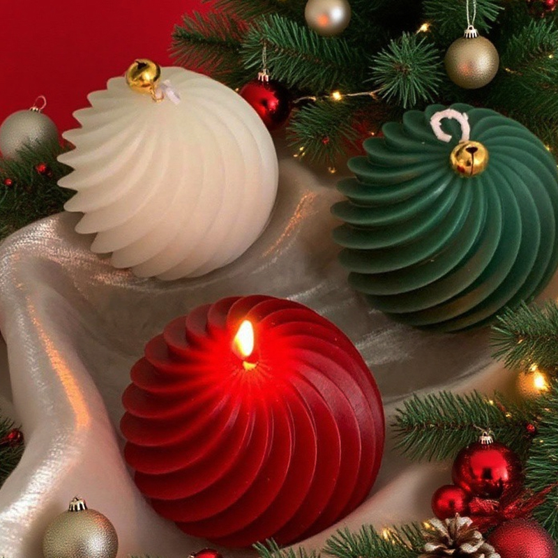 แม่พิมพ์เทียนซิลิโคนลายเกลียวท - Xmas Candle Making บทวิจารณ์และราคา