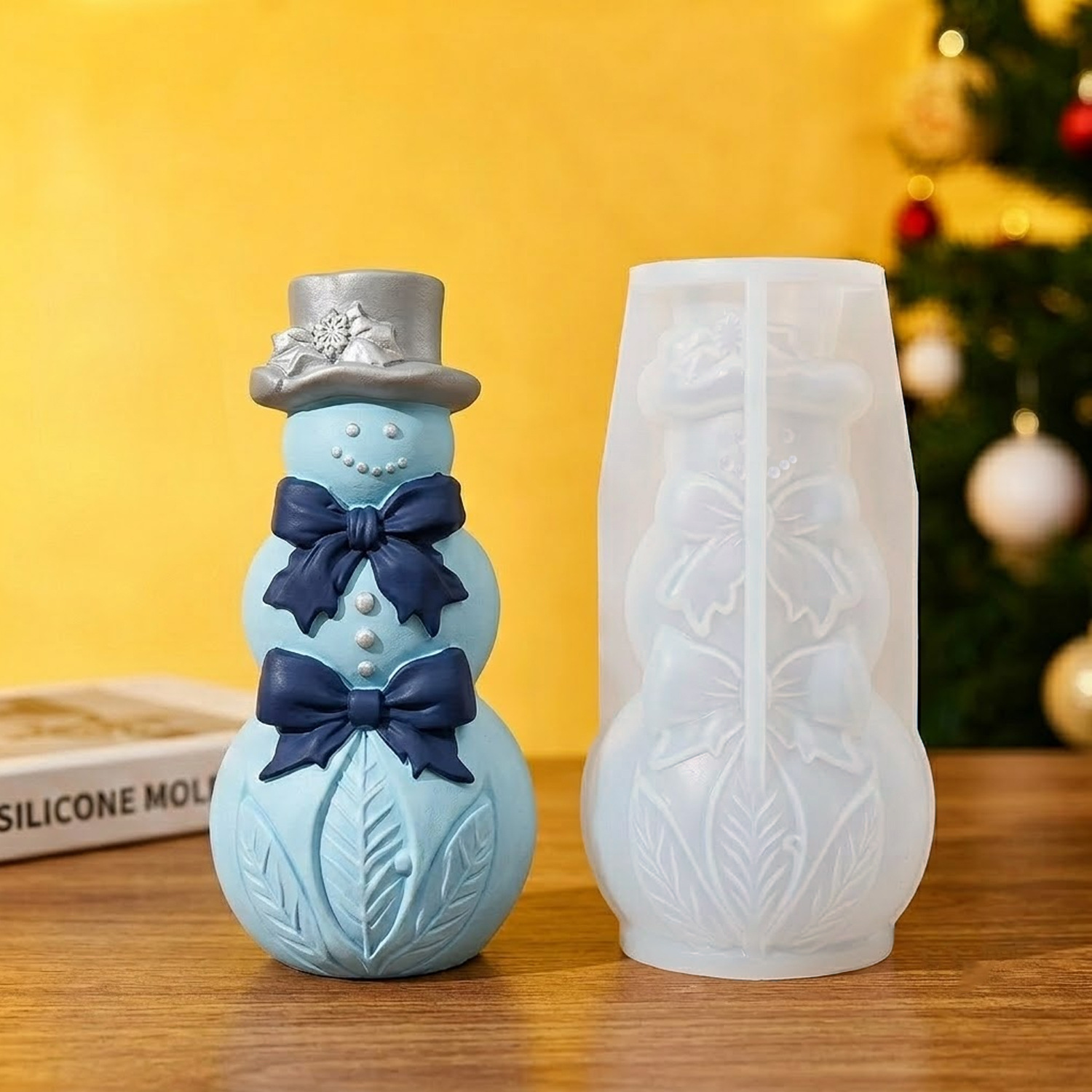 แม่พิมพ์ซิลิโคนรูปโบว์ 3 มิติ  - Xmas Candle Making บทวิจารณ์และราคา