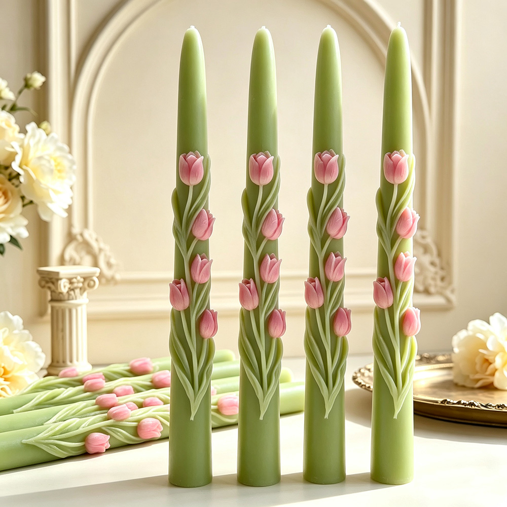 แม่พิมพ์ซิลิโคนเทียนแท่งยาวลาย - Candle Making Ingredients บทวิจารณ์และราคา