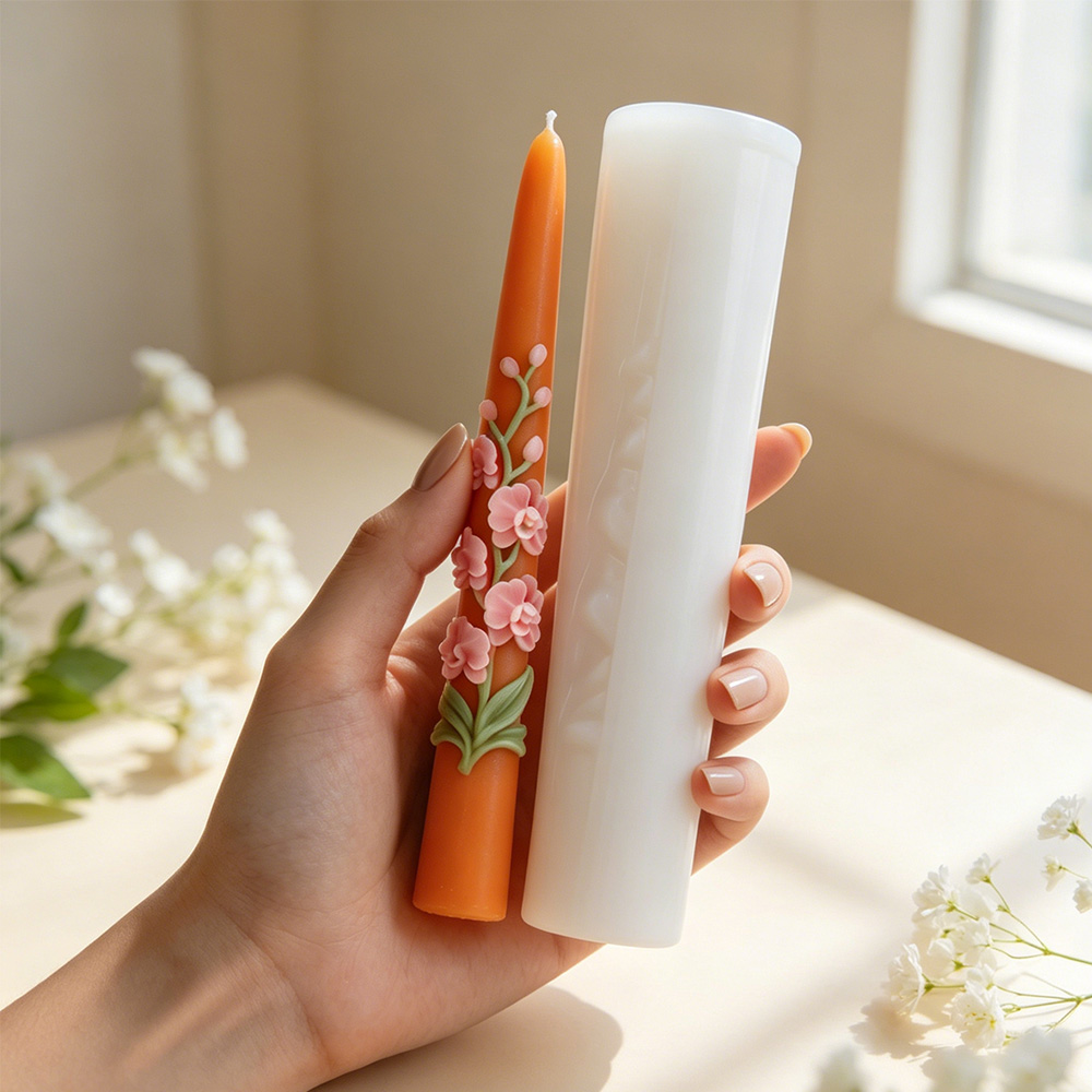 แม่พิมพ์ซิลิโคนเทียนแท่งยาวลาย - Candle Making Ingredients บทวิจารณ์และราคา