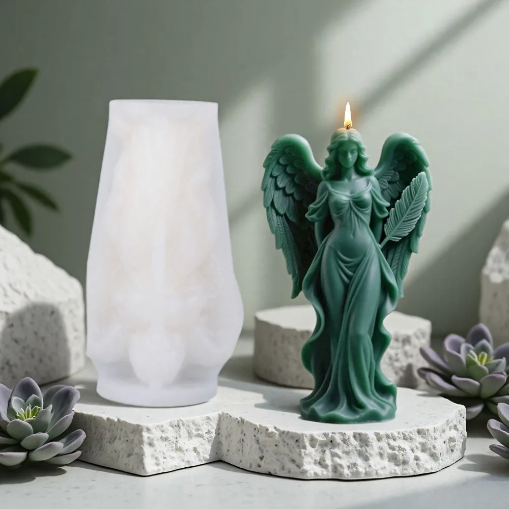 ปีกเทพธิดาเทียนหอมซิลิโคนแม่พิ - Candle Making Ingredients บทวิจารณ์และราคา
