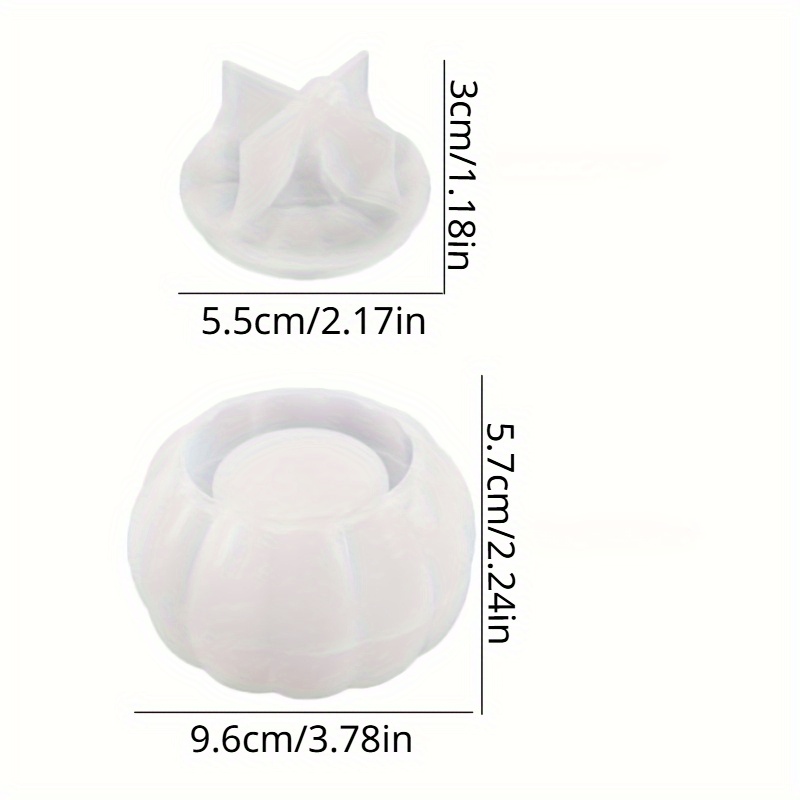 2 ชิ้นฟักทอง Jar แม่พิมพ์ซิลิโ - Candle Mold Silicone บทวิจารณ์และราคา