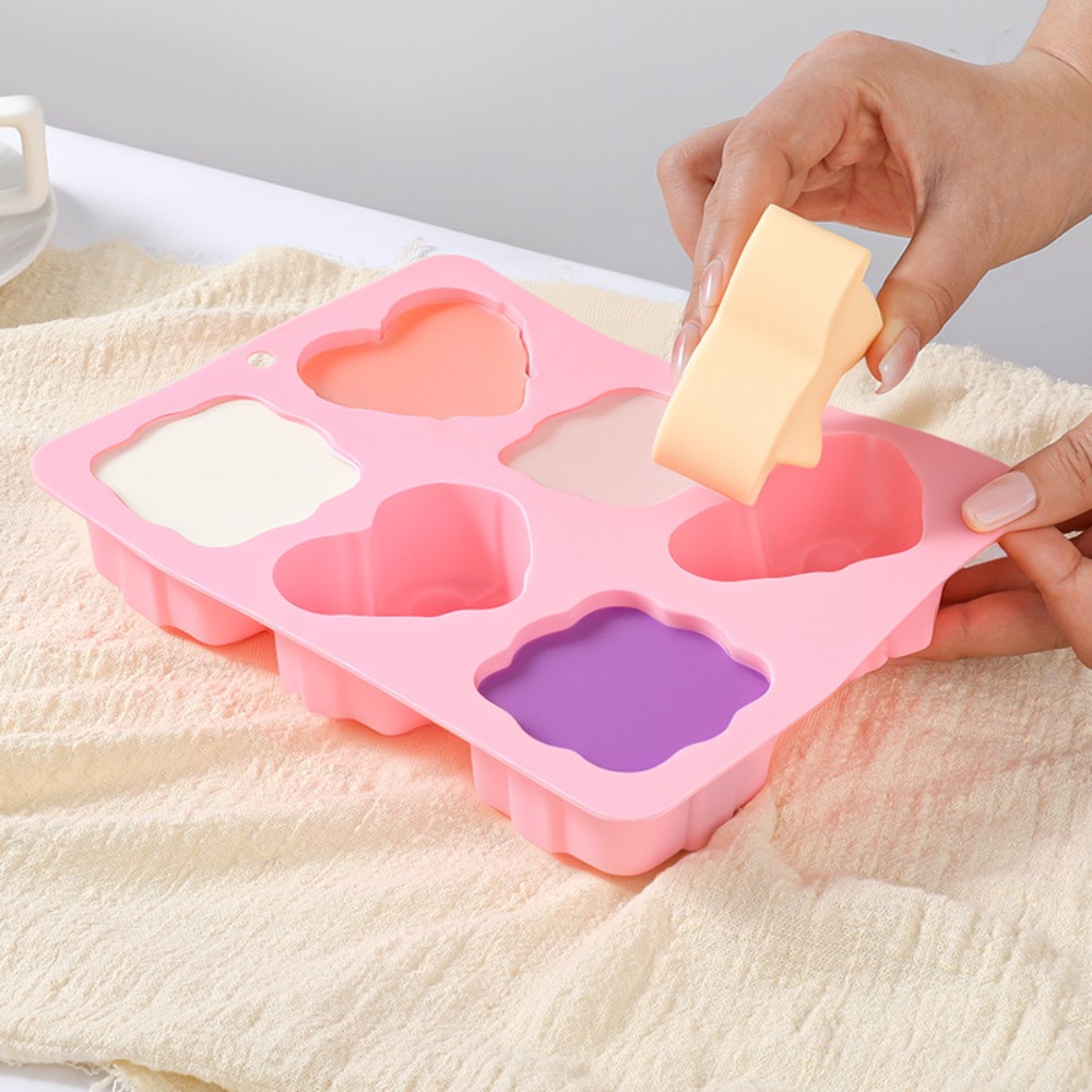 รูปหัวใจสแควร์แม่พิมพ์ซิลิโคน  - Candle Making Ingredients บทวิจารณ์และราคา