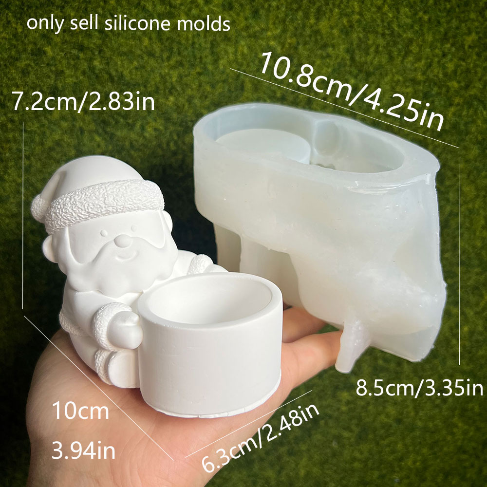 แม่พิมพ์ซิลิโคนทำเชิงเทียนซานต - Xmas Candle Making บทวิจารณ์และราคา