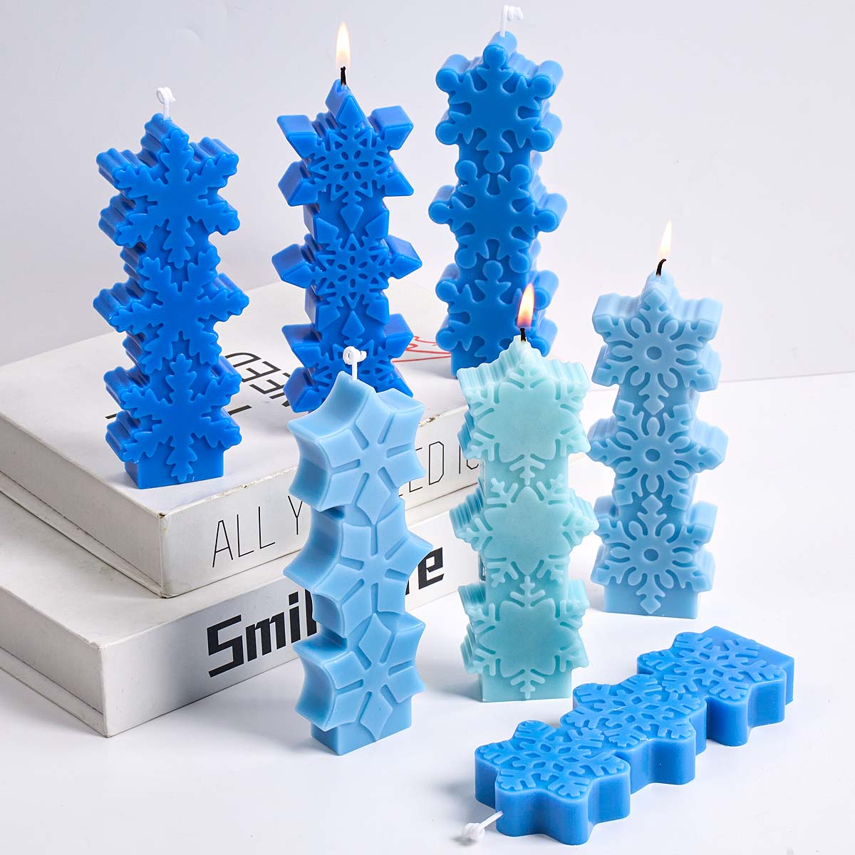 แม่พิมพ์เทียนรูปเกล็ดหิมะคริสต - Xmas Candle Making บทวิจารณ์และราคา