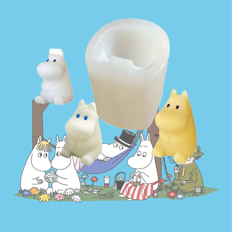 แม่พิมพ์ซิลิโคนลายการ์ตูนมูมิน - Candle Mold Silicone บทวิจารณ์และราคา