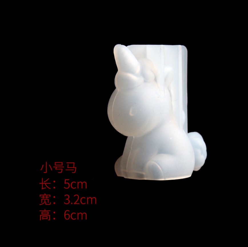 โปร่งใสยูนิคอร์นซิลิโคนอีพ็อกซ - Candle Mold Silicone บทวิจารณ์และราคา