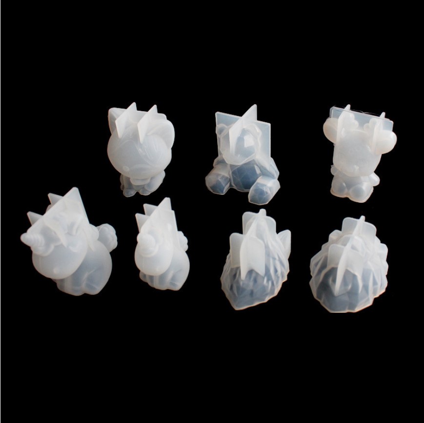โปร่งใสยูนิคอร์นซิลิโคนอีพ็อกซ - Candle Mold Silicone บทวิจารณ์และราคา