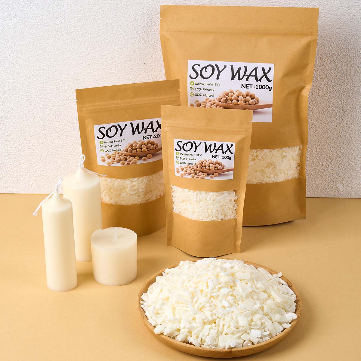 1 ปอนด์ขี้ผึ้งถั่วเหลืองสีขาวบ - Candle Making Ingredients บทวิจารณ์และราคา