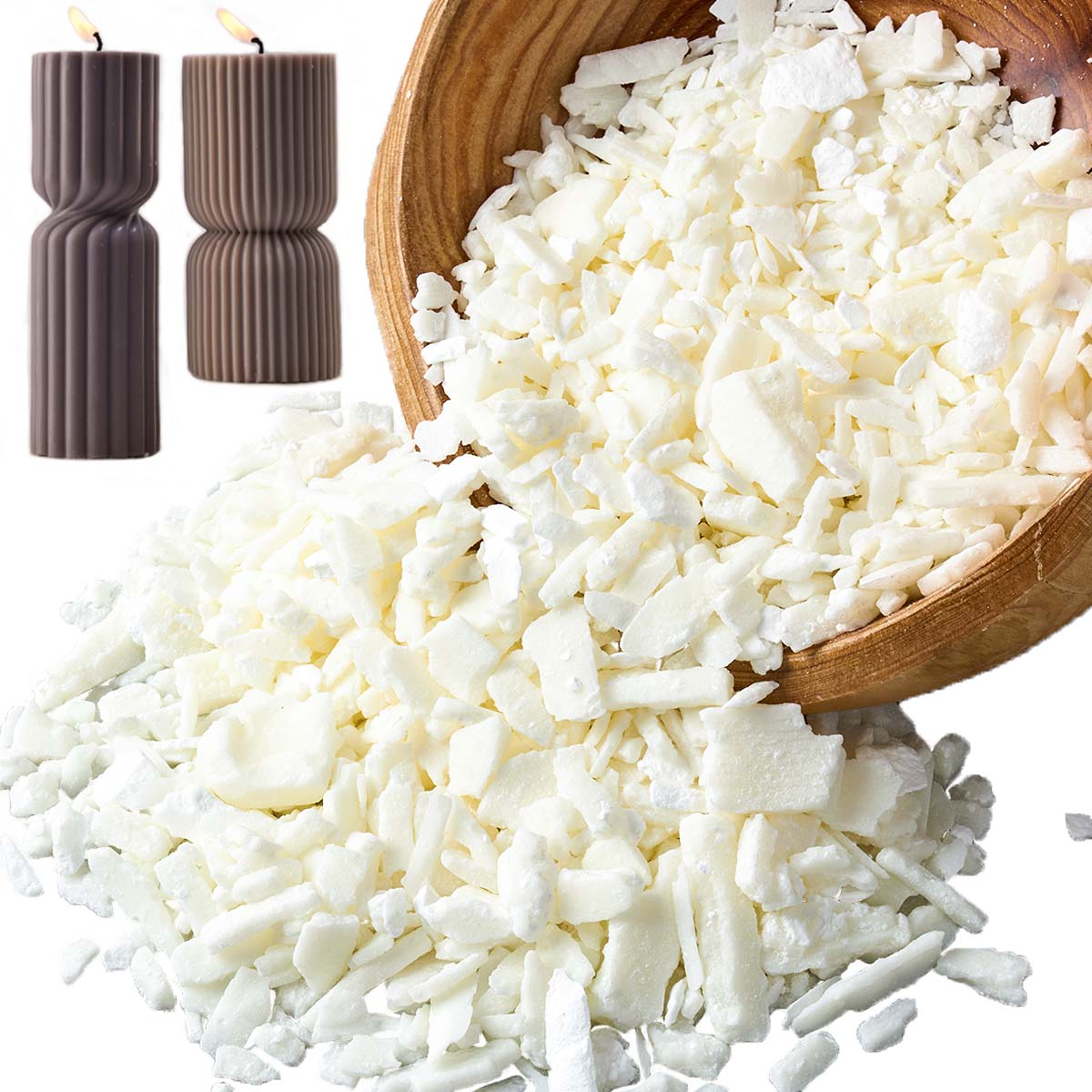 1 ปอนด์ขี้ผึ้งถั่วเหลืองสีขาวบ - Candle Making Ingredients บทวิจารณ์และราคา