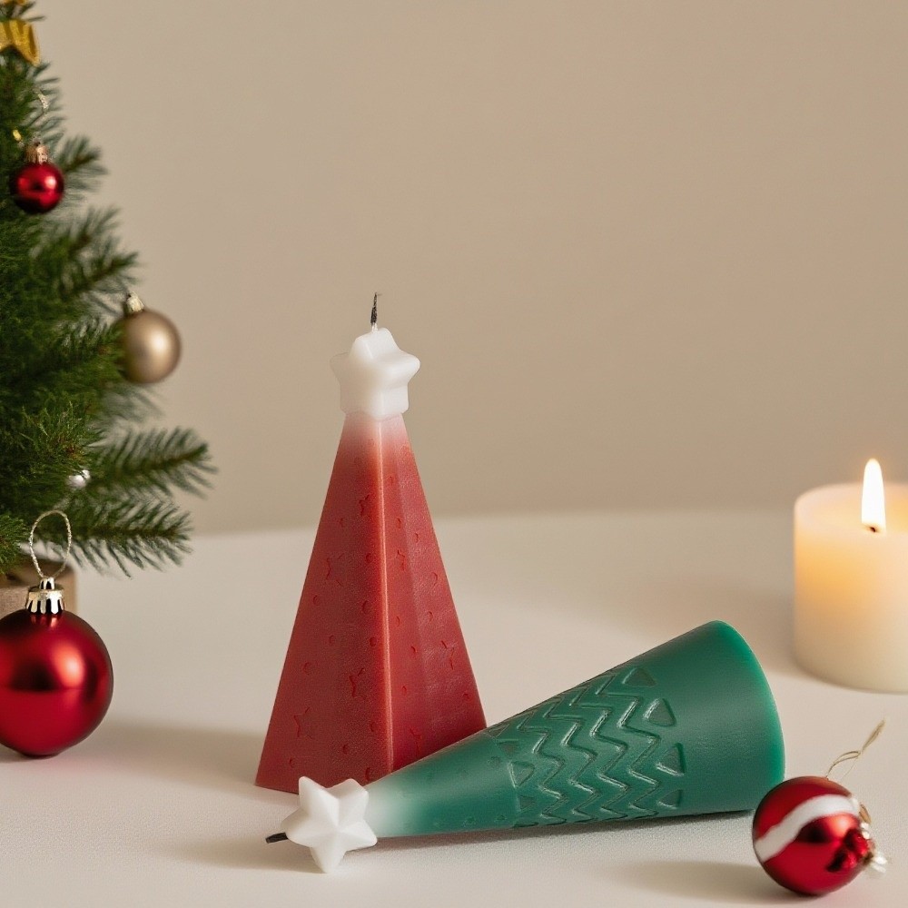 แม่พิมพ์เทียนซิลิโคนรูปกรวยคริ - Xmas Candle Making บทวิจารณ์และราคา