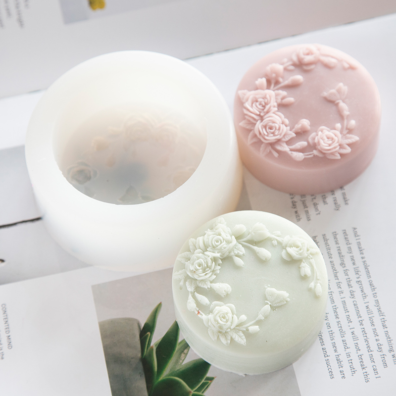 รอบรูปร่าง Rose ดอกไม้สบู่แฮนด - Candle Making Jelly บทวิจารณ์และราคา