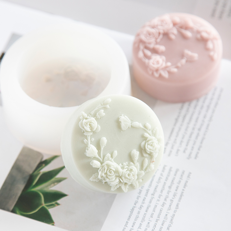 รอบรูปร่าง Rose ดอกไม้สบู่แฮนด - Candle Making Jelly บทวิจารณ์และราคา