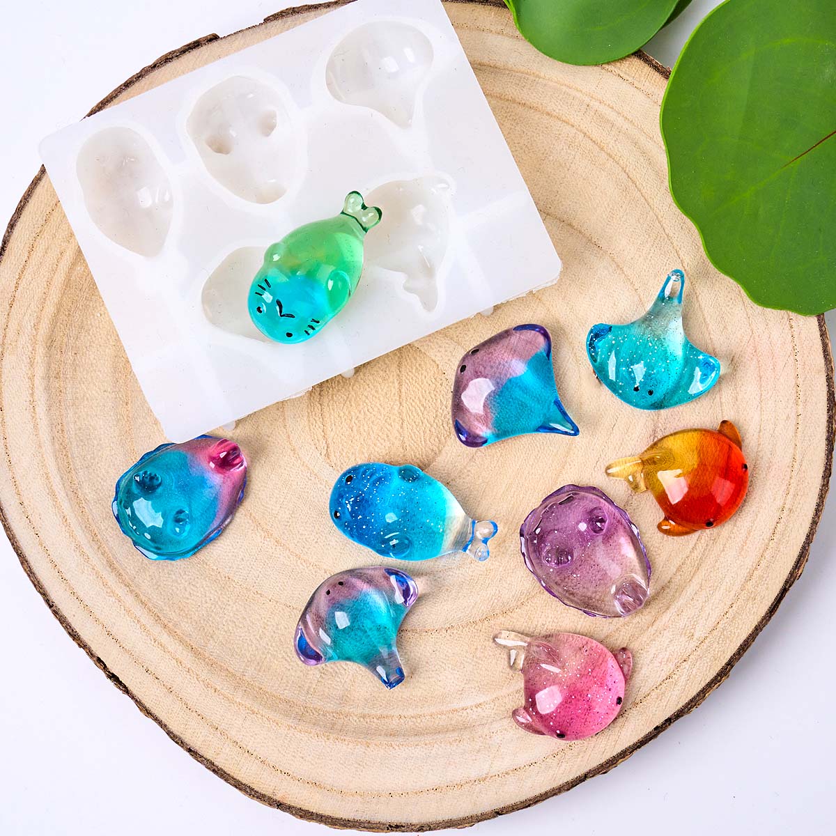แม่พิมพ์ซิลิโคนรูปปลากระเบน 3  - Candle Mold Silicone บทวิจารณ์และราคา