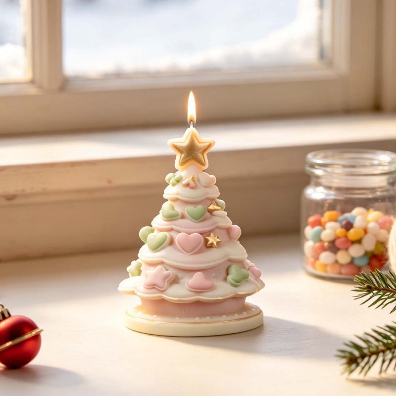 แม่พิมพ์ซิลิโคนต้นคริสต์มาส DI - Xmas Candle Making บทวิจารณ์และราคา