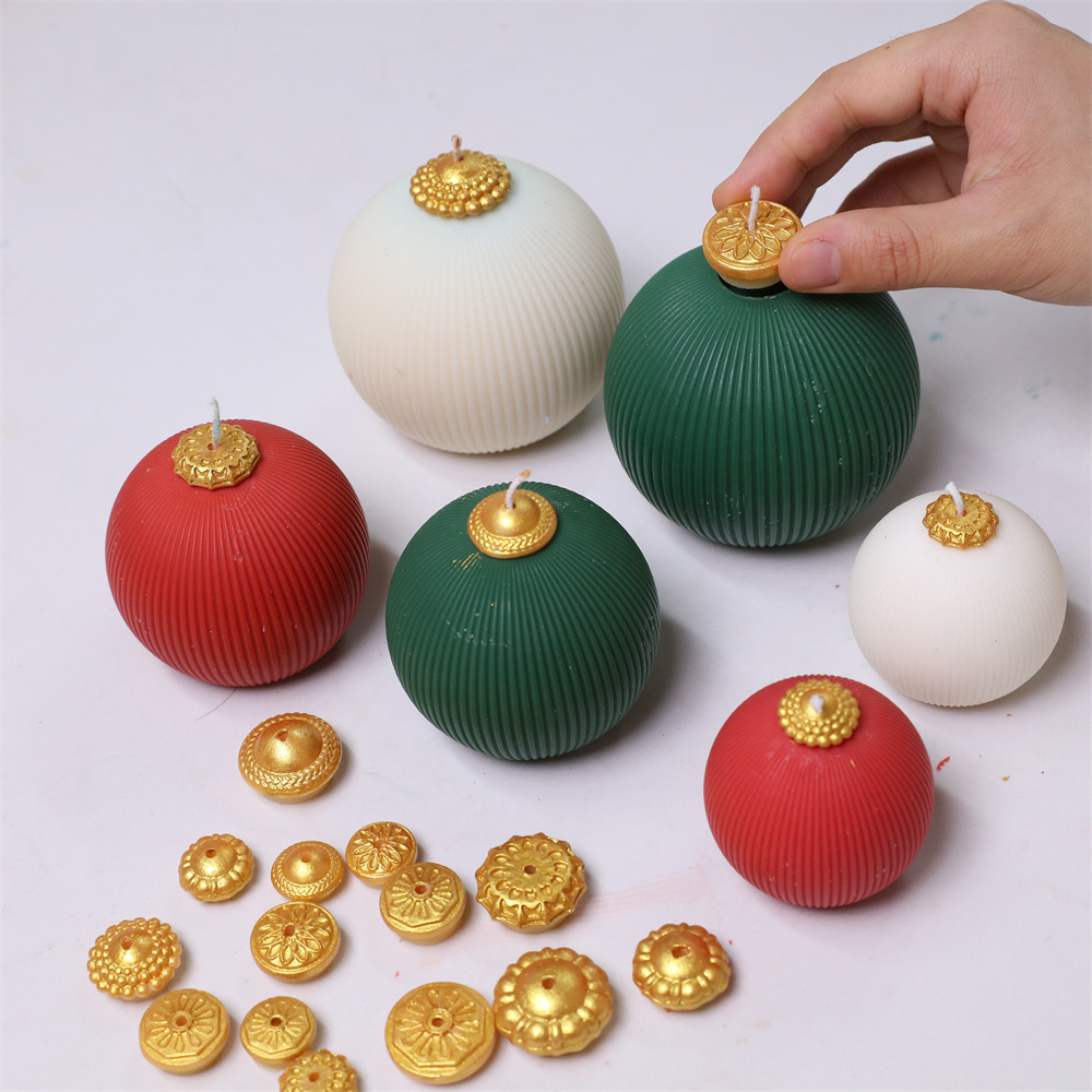 แม่พิมพ์ซิลิโคนรูปทรงลูกบอลคริ - Xmas Candle Making บทวิจารณ์และราคา