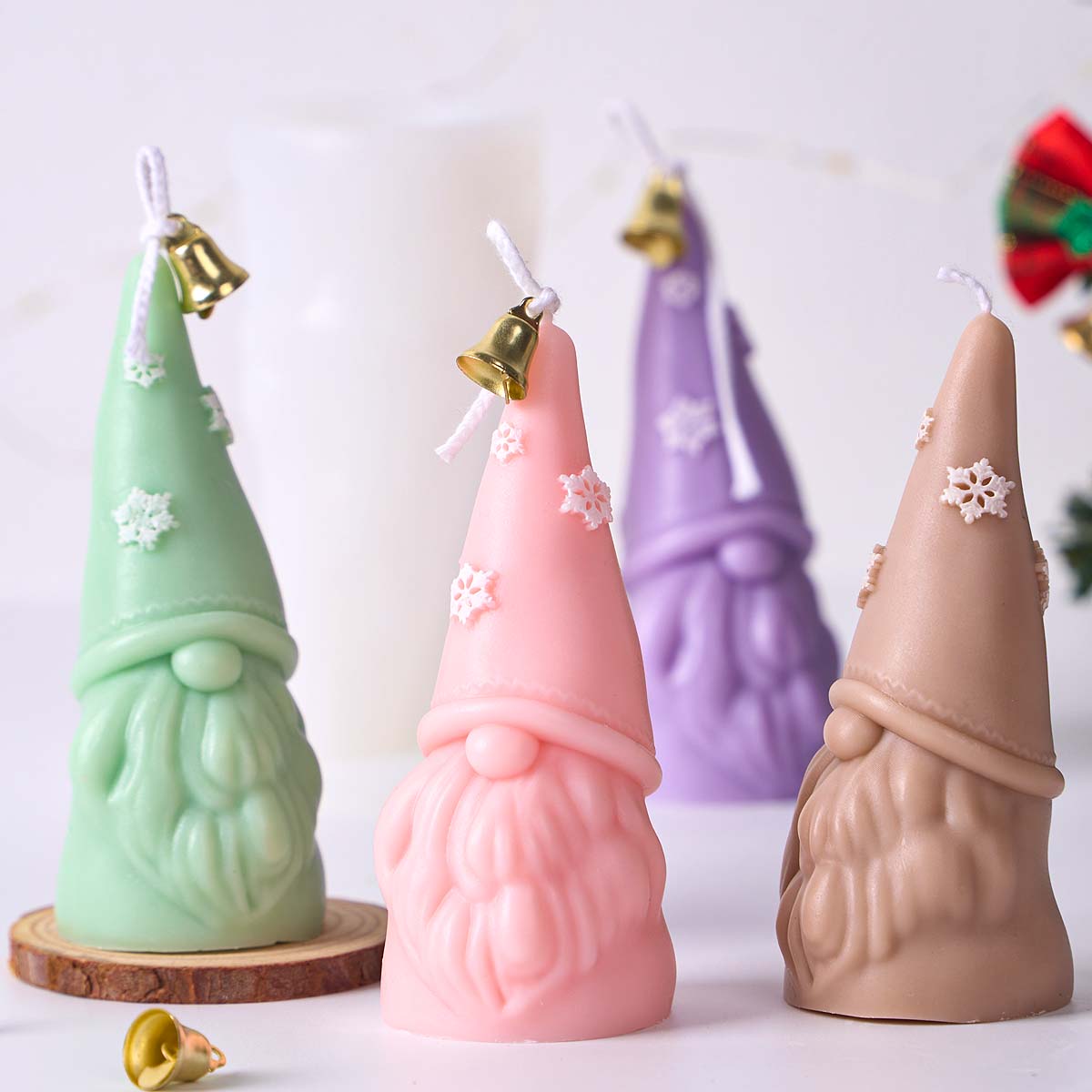 แม่พิมพ์เทียนซิลิโคนรูปเครื่อง - Xmas Candle Making บทวิจารณ์และราคา