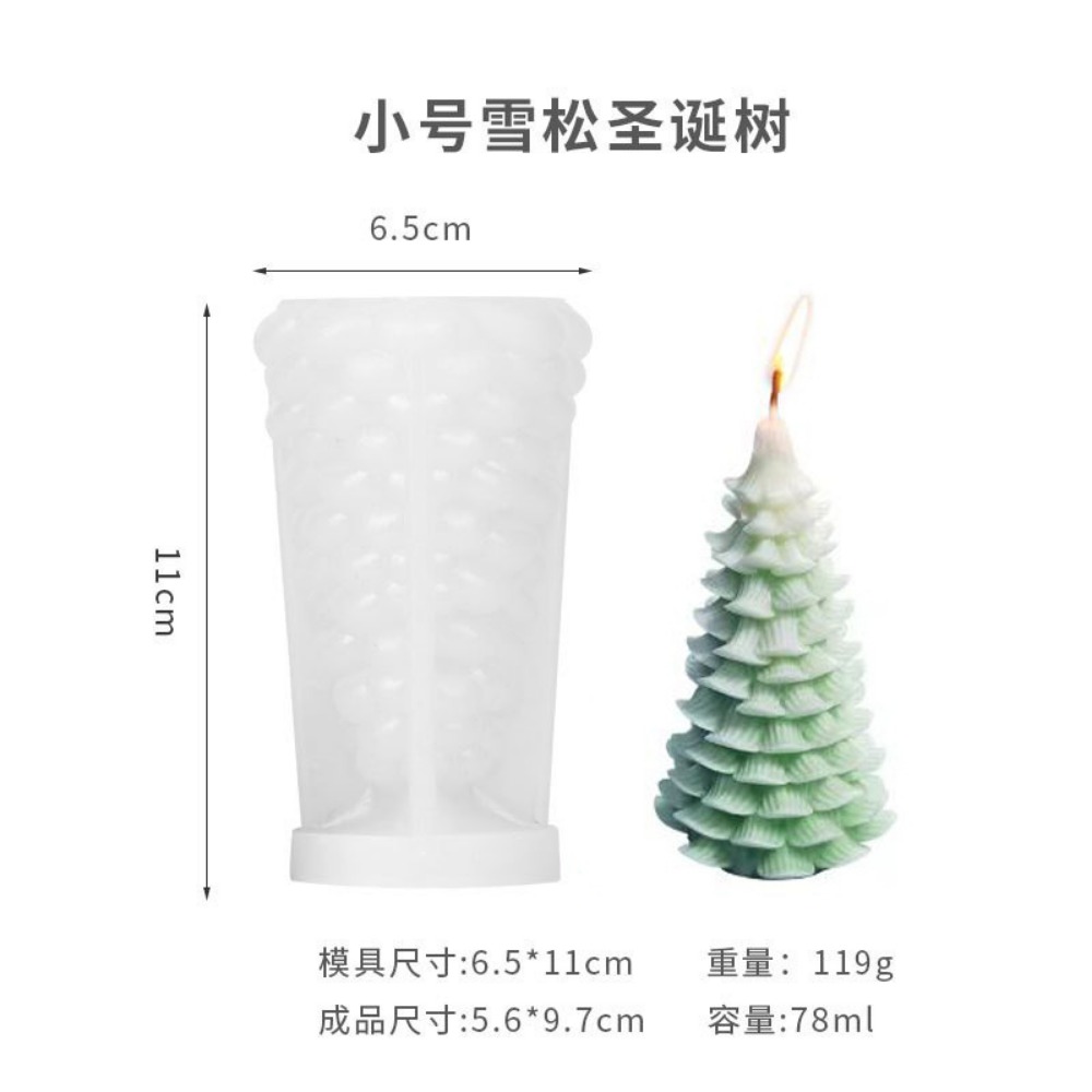 แม่พิมพ์ซิลิโคนรูปต้นคริสต์มาส - Xmas Candle Making บทวิจารณ์และราคา