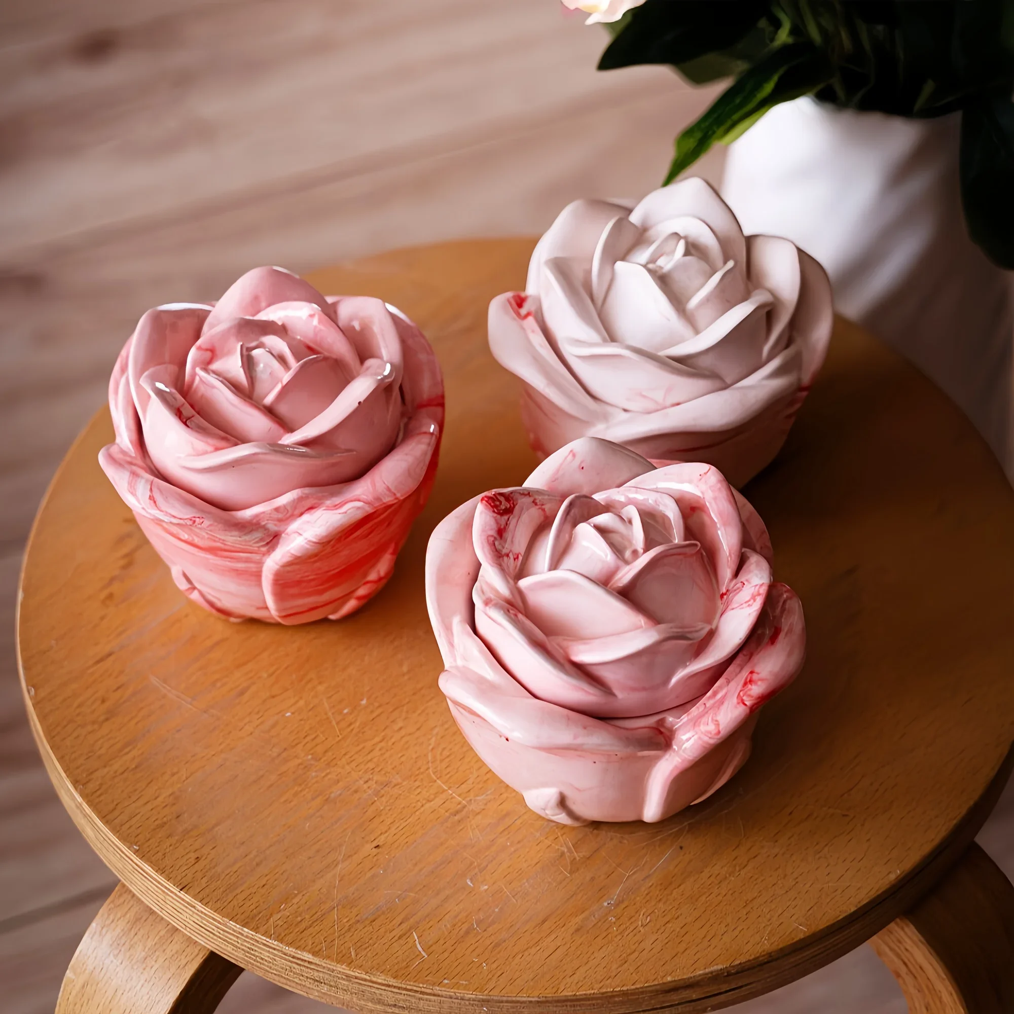 ชุดแม่พิมพ์ซิลิโคนรูปดอกกุหลาบ - Candle Mold Silicone บทวิจารณ์และราคา