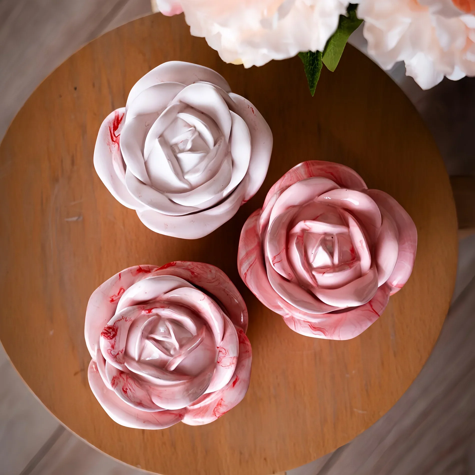 ชุดแม่พิมพ์ซิลิโคนรูปดอกกุหลาบ - Candle Mold Silicone บทวิจารณ์และราคา
