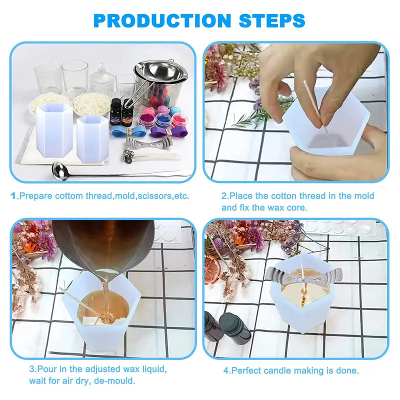 กระบอกซิลิโคนเทียนแม่พิมพ์เรซิ - Candle Making Ingredients บทวิจารณ์และราคา