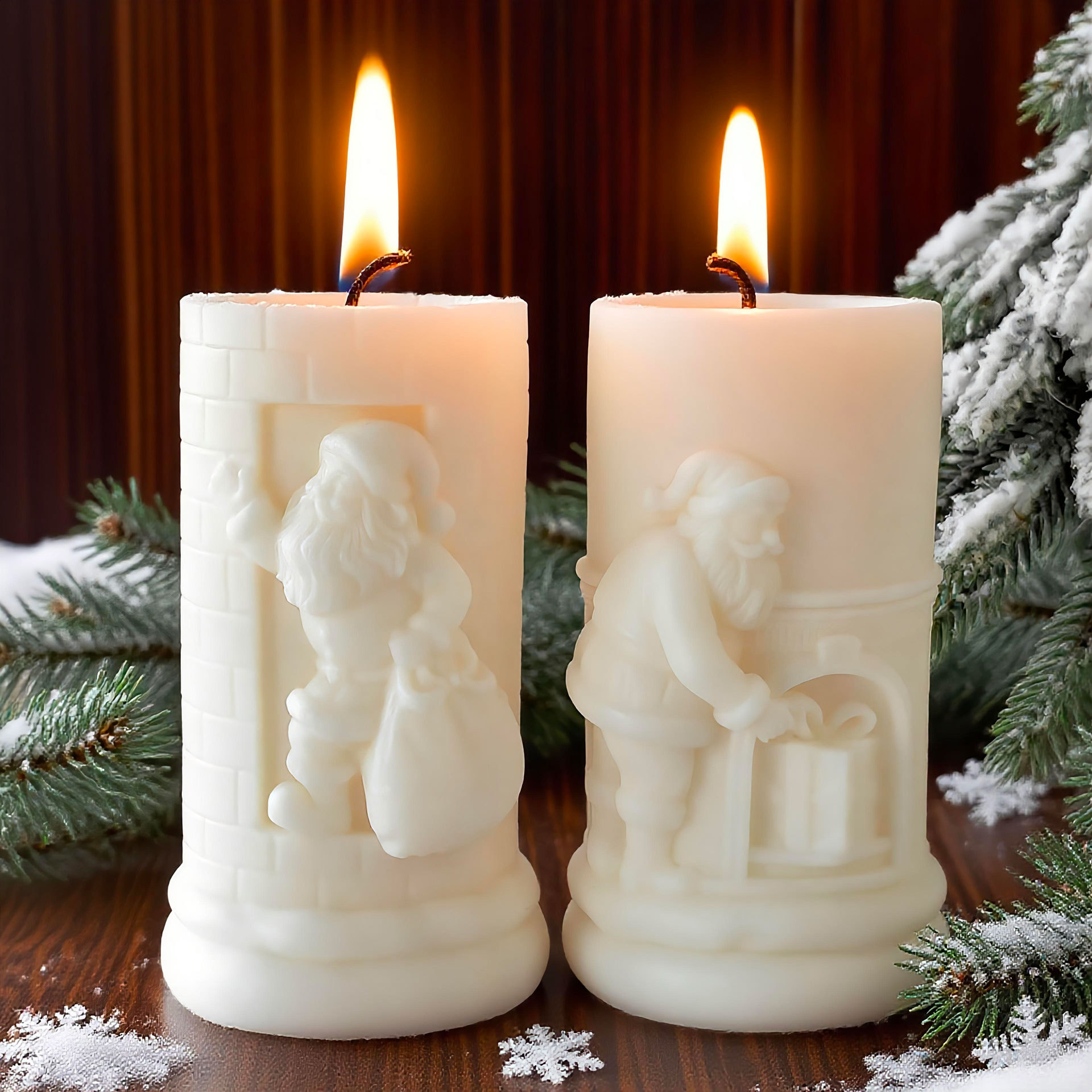 แม่พิมพ์เทียนรูปซานตาคลอสทรงกร - Xmas Candle Making บทวิจารณ์และราคา
