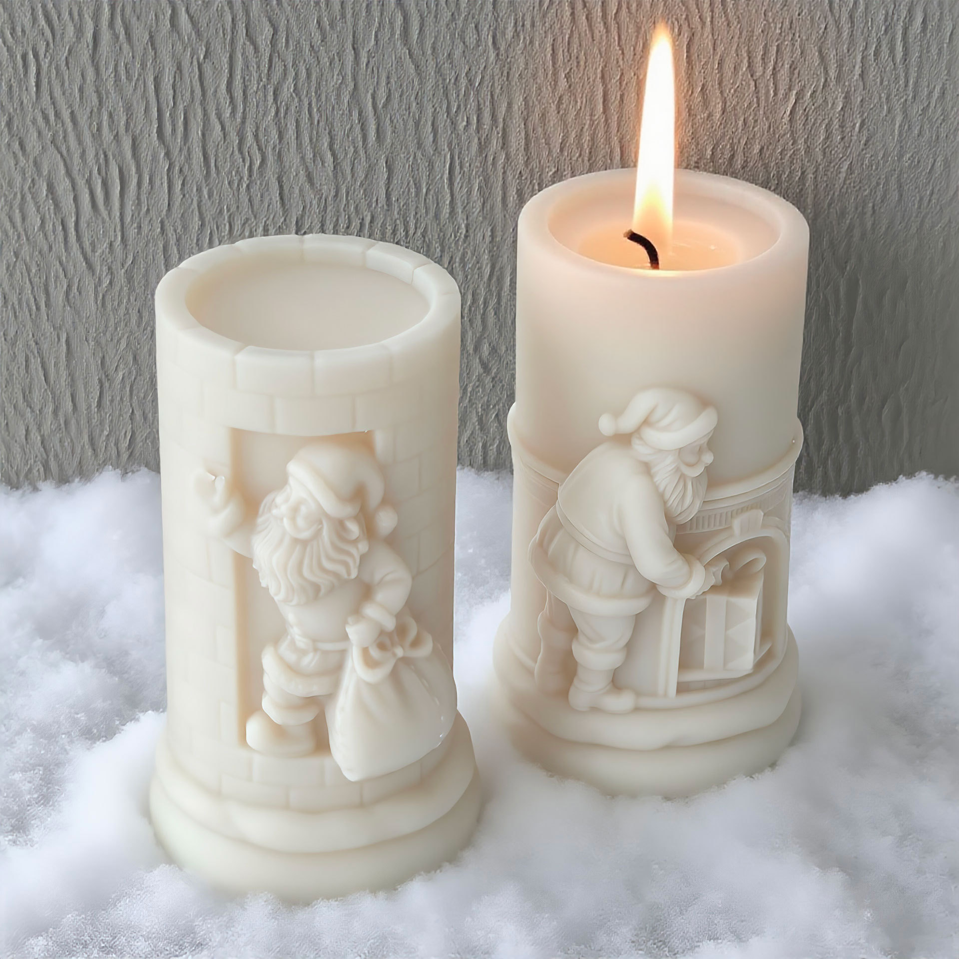 แม่พิมพ์เทียนรูปซานตาคลอสทรงกร - Xmas Candle Making บทวิจารณ์และราคา