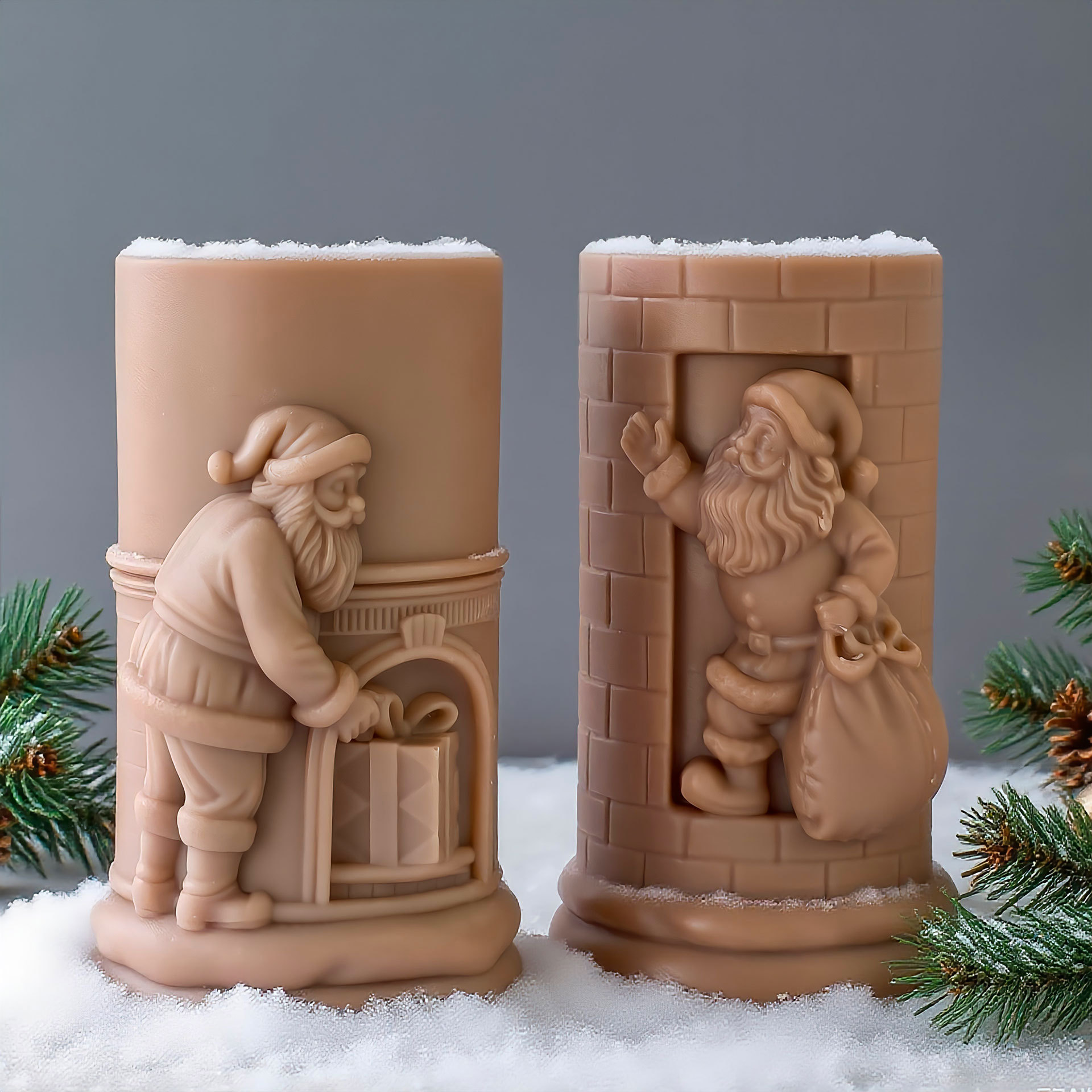 แม่พิมพ์เทียนรูปซานตาคลอสทรงกร - Xmas Candle Making บทวิจารณ์และราคา
