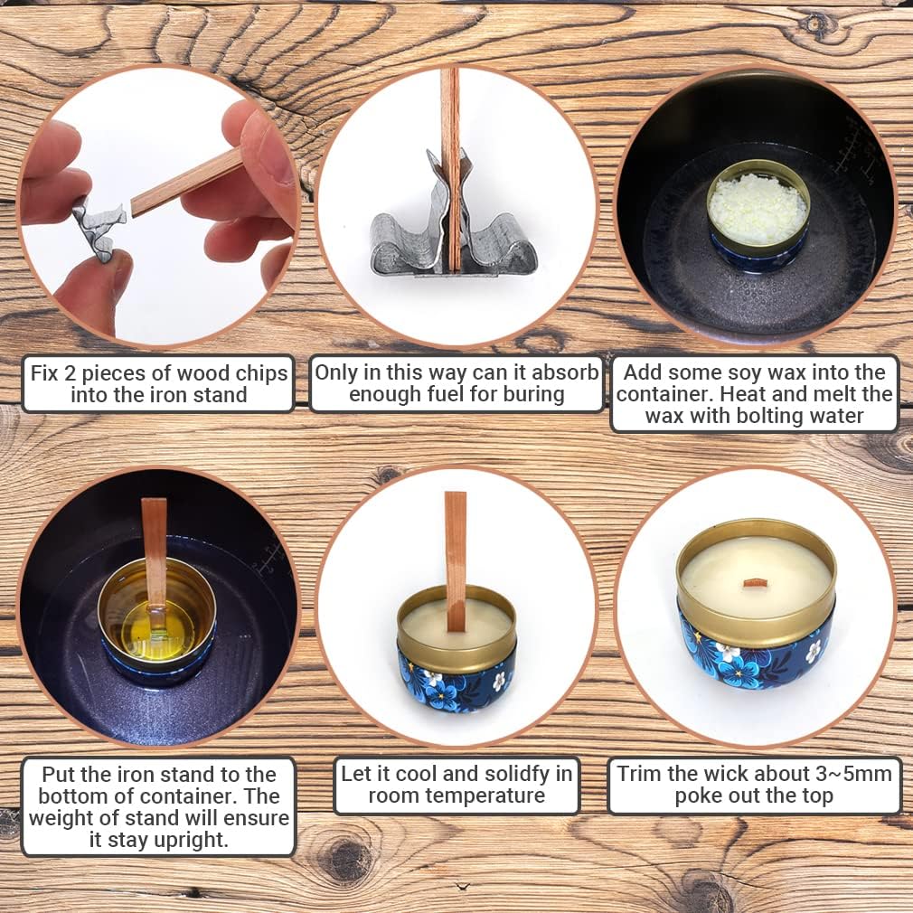 ไส้เทียนไม้ธรรมชาติ 1-5 ถุง สำ - Wood Wick Crackle บทวิจารณ์และราคา