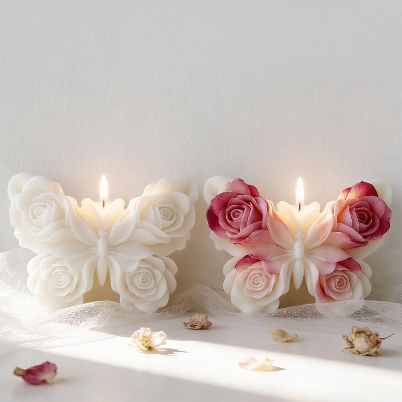 แม่พิมพ์ซิลิโคนรูปผีเสื้อกุหลา - Candle Making Ideas บทวิจารณ์และราคา
