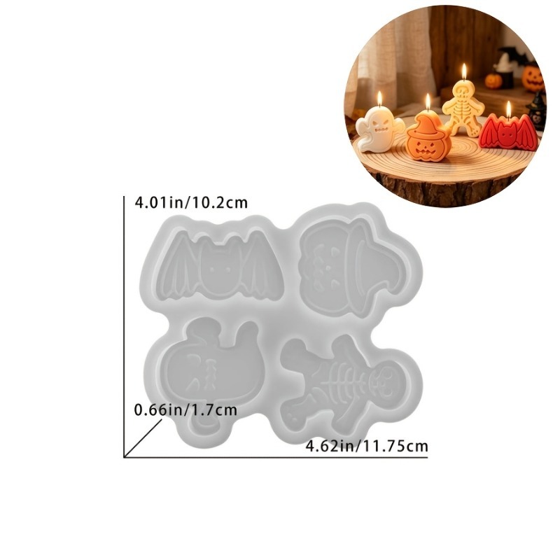 ชุดแม่พิมพ์ซิลิโคน 4 ช่องสำหรั - Candle Mold Silicone บทวิจารณ์และราคา