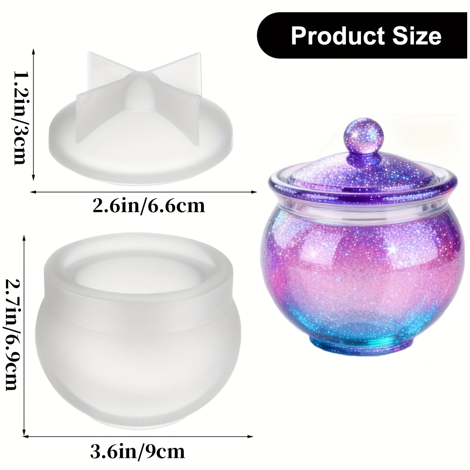 แม่พิมพ์เรซิ่นทรงกลม 1 ชุด พร้ - Candle Mold Silicone บทวิจารณ์และราคา